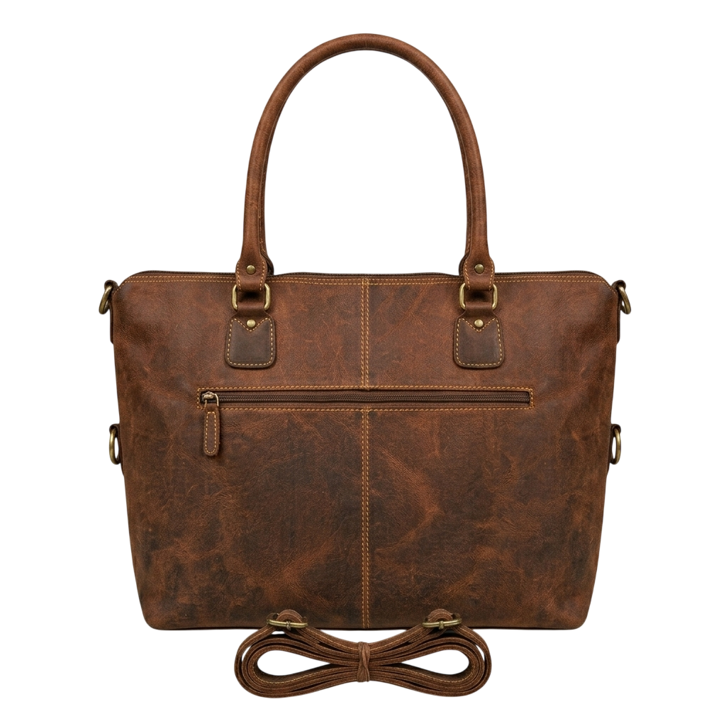 Premium leather satchel bag manufacturer and exporter in India for global brands and B2B buyers
