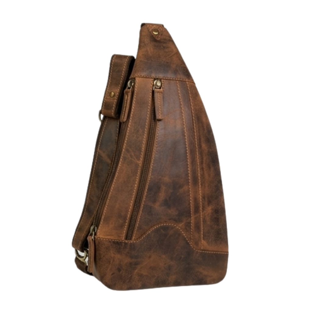 Leather Tapered Sling Bag Manufacturer