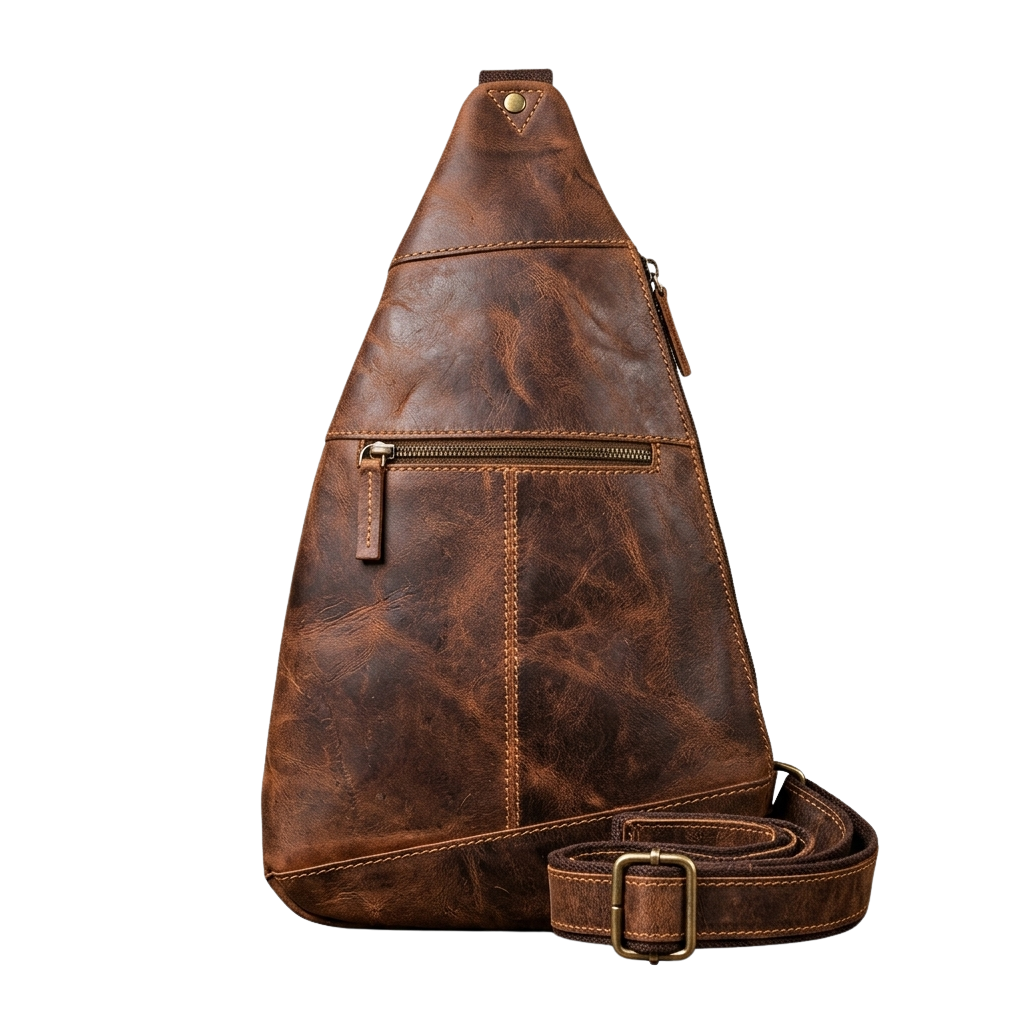 Leather Tapered Sling Bag Manufacturer