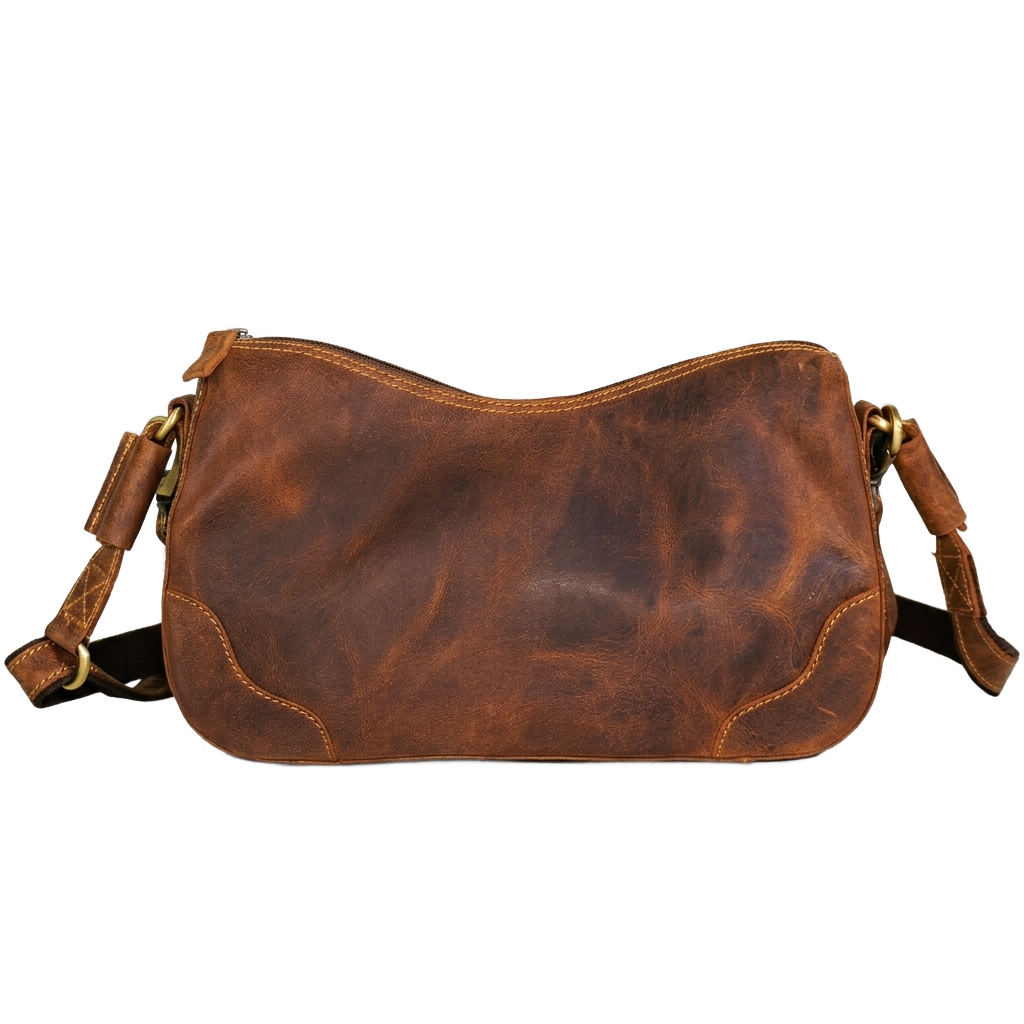 Premium leather hobo shoulder bag manufacturer and exporter in India for global brands
