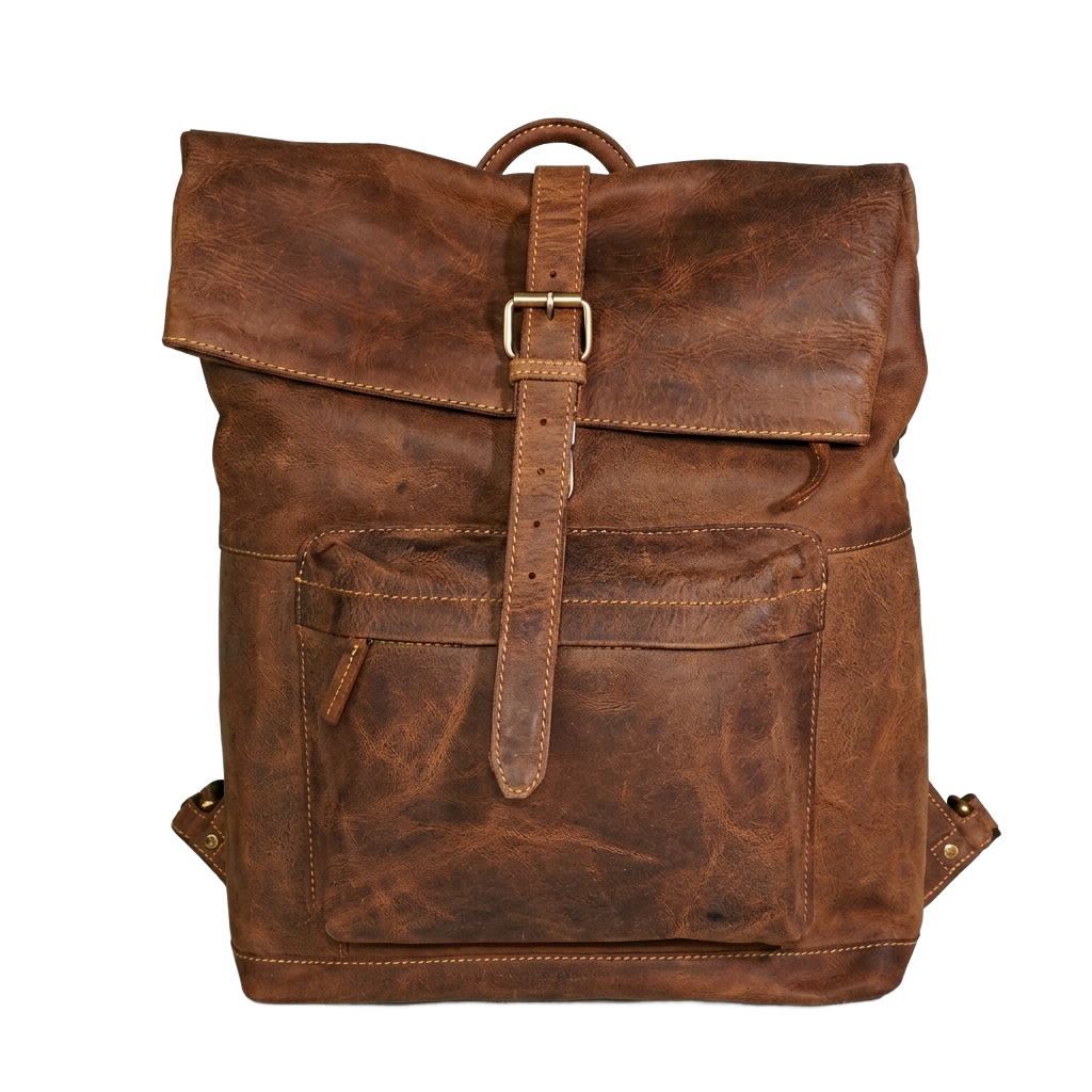 Premium leather backpack manufacturer and exporter in India for global brands and bulk buyers