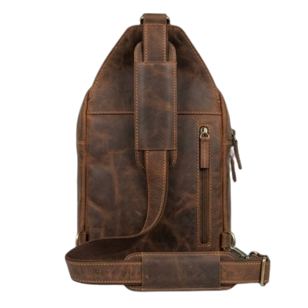 Custom Leather Travel Daypack for Private Label Brands