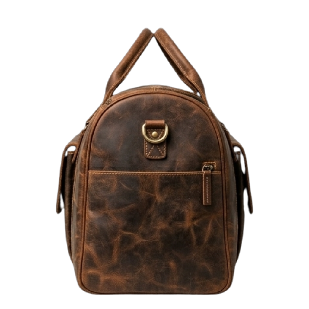 Custom Genuine Leather Travel Duffle Bag for Brands, Retailers and Wholesale Buyers