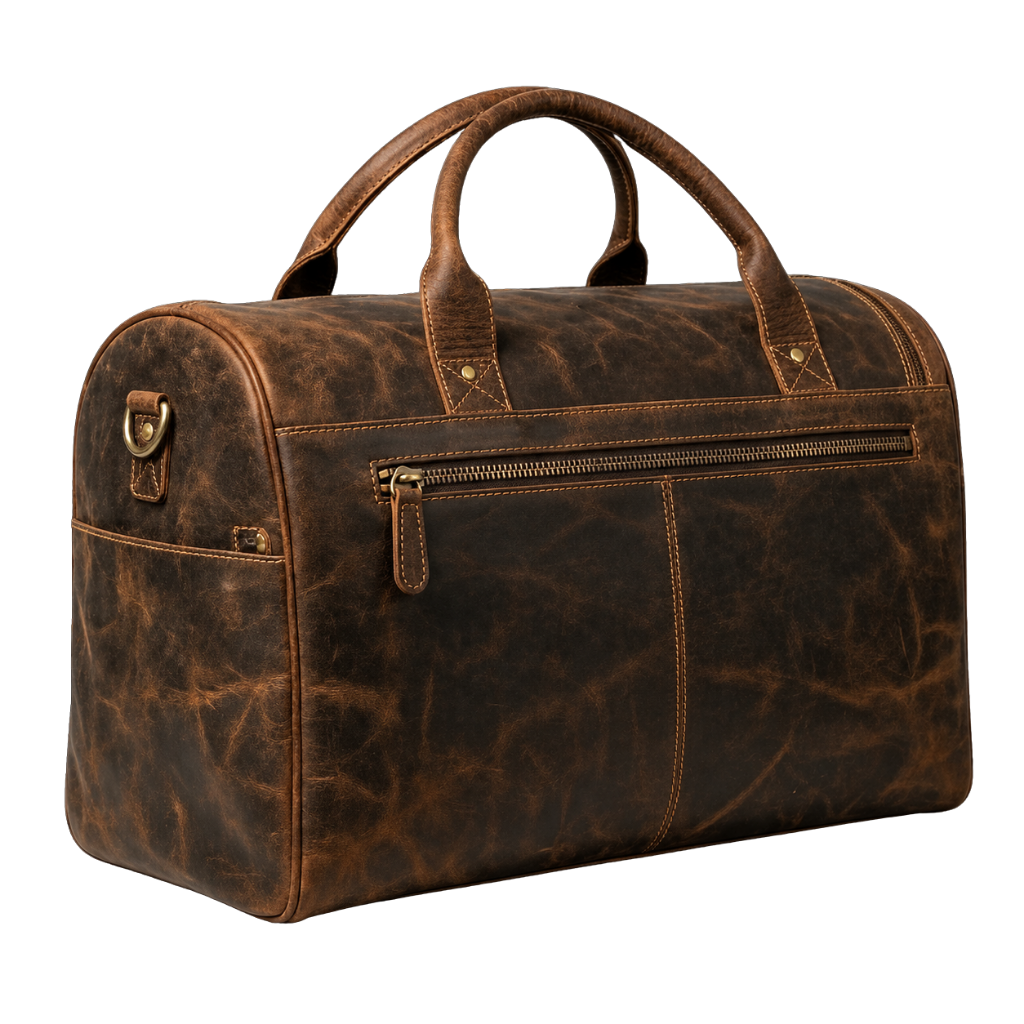 Handcrafted Leather Duffle Bag Supplier and Exporter from India for Global Markets
