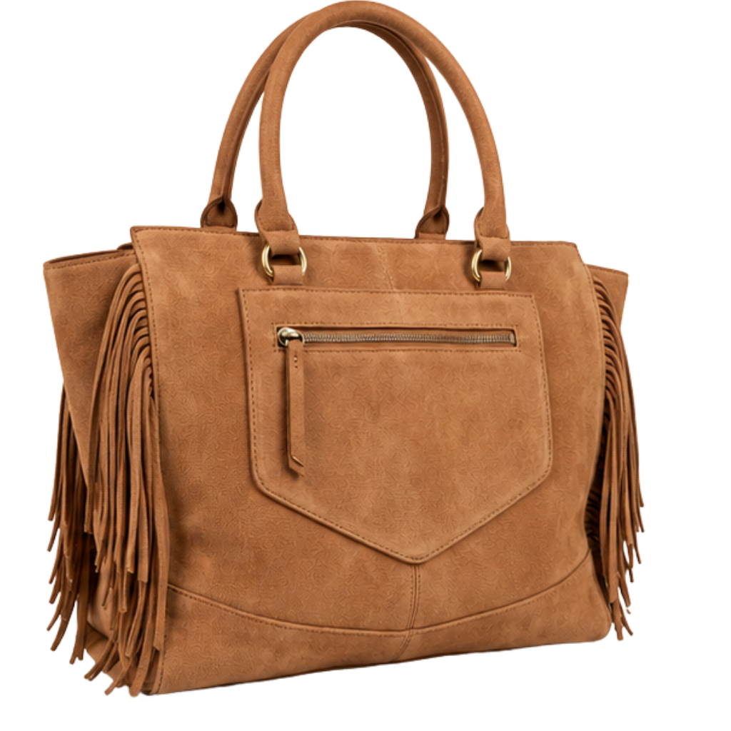 Handmade leather fringe bag manufacturer in India