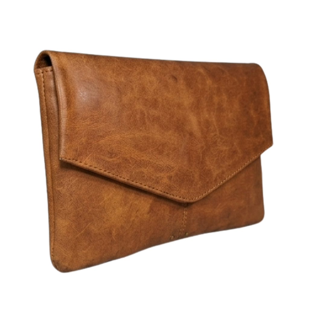 Premium Genuine Leather Envelope Clutch Manufacturer and Exporter in India for Private Label and OEM Brands