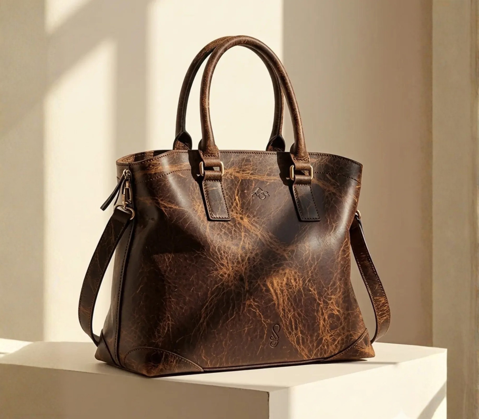Premium vintage leather material supplier and manufacturer in India for bags accessories and OEM leather production