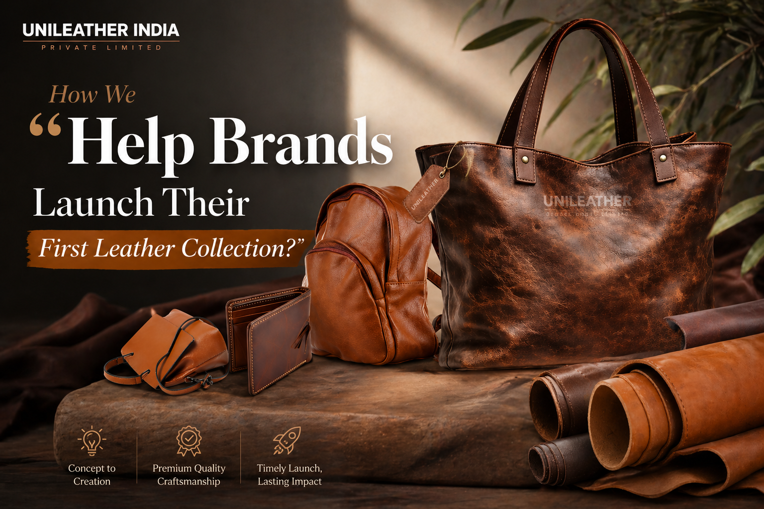 Launch your first leather collection with trusted leather bag manufacturer India