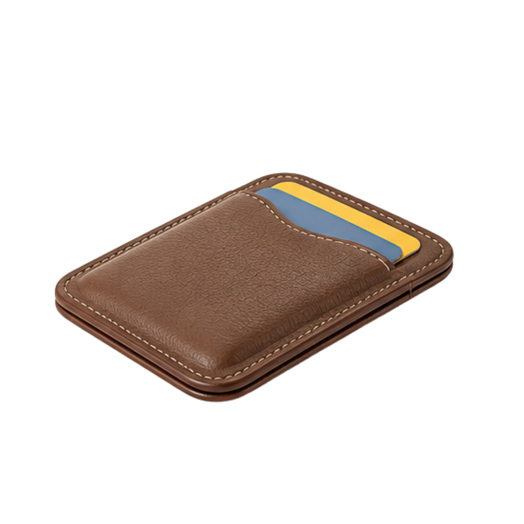 Minimalist Leather Card Holder Wallet with Compact Design