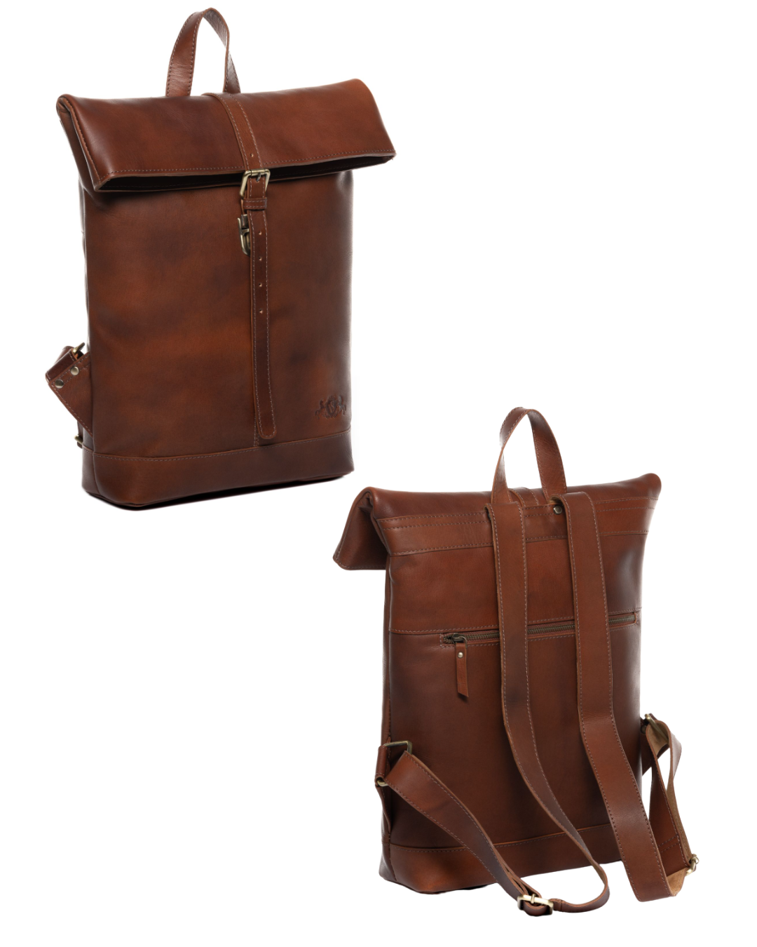 Leather Travel Backpack