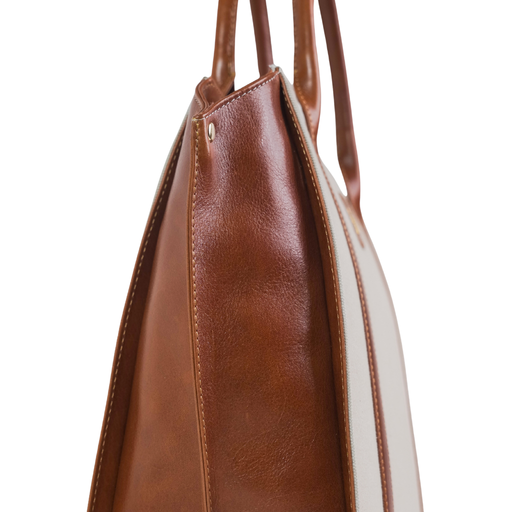 Canvas Leather Top Handle Bag Manufacturer