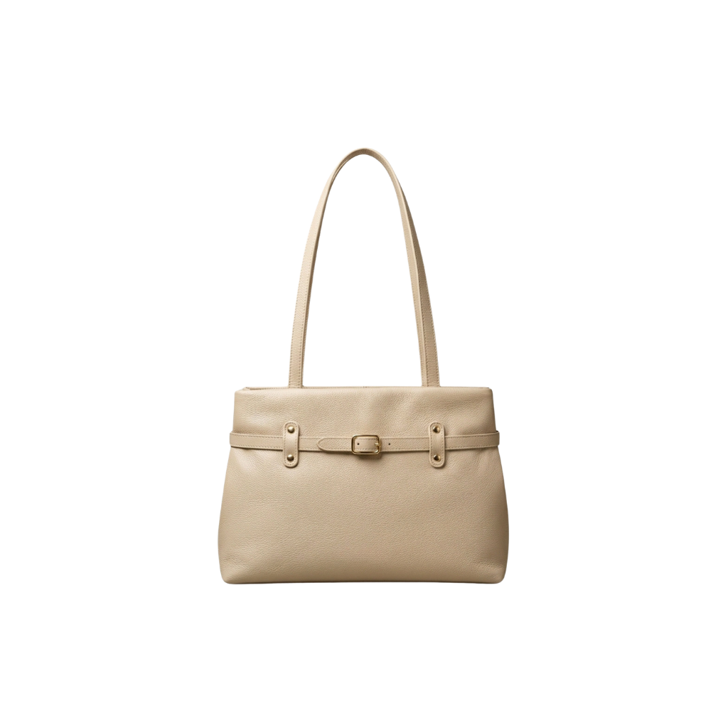 Lunara soft PU leather shoulder bag with minimalist design for everyday fashion.
